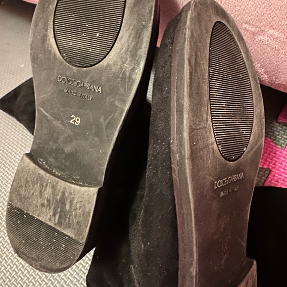 Dolce Gabbana girls suede tall boots - Picture 5 of 5